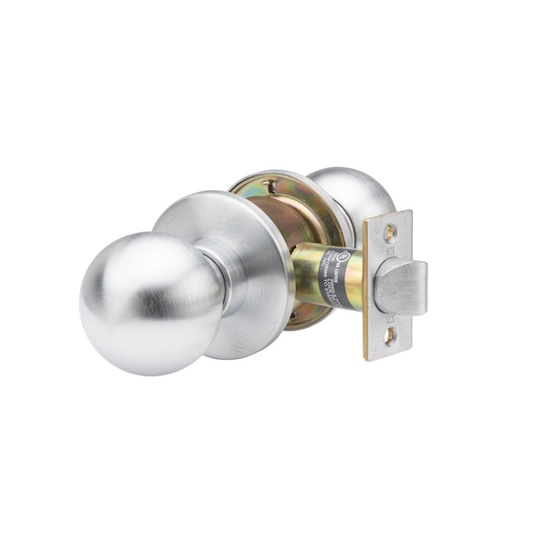 Trans Atlantic Co. HVB Series Heavy-Duty Commercial Cylindrical Knob, Grade 1 Passage in Stainless Steel DL-HVB10-US32D - main